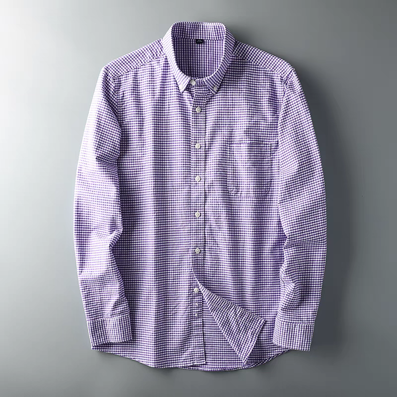 Men's Purple Full Sleeve Shirt