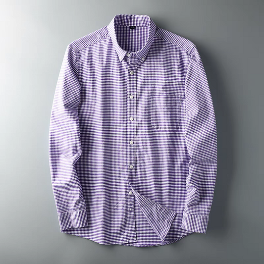 Men's Purple Full Sleeve Shirt