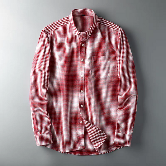 Men's Red Full Sleeve Shirt